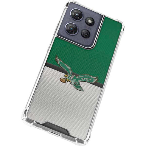 NFL Philadelphia Eagles Vintage Moto G Play 5G (2025) Clear Case